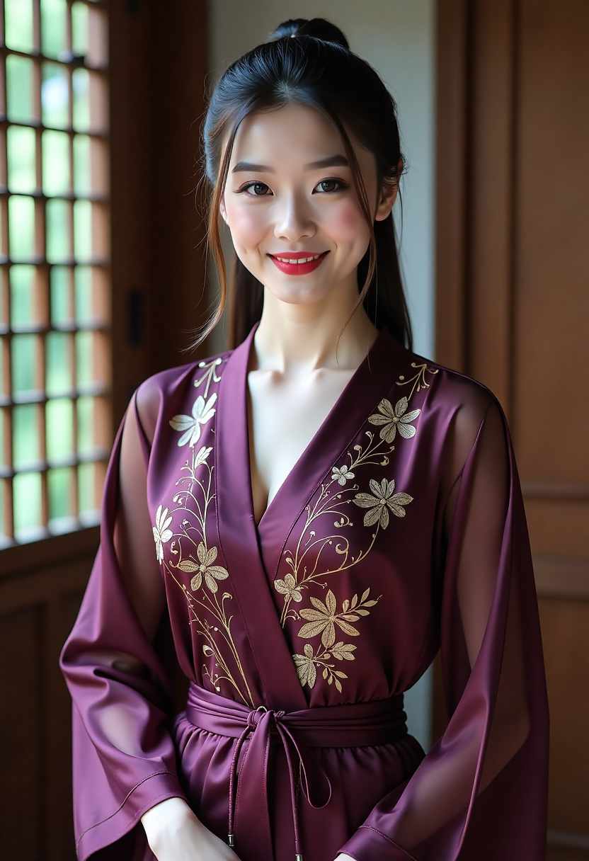 主播在书桌前分享职场经验
